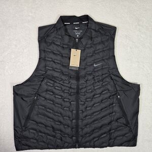 $190 Nike Therma-FIT ADV Repel Down Running Vest Black Mens 3XL FB7542-010 XXXL